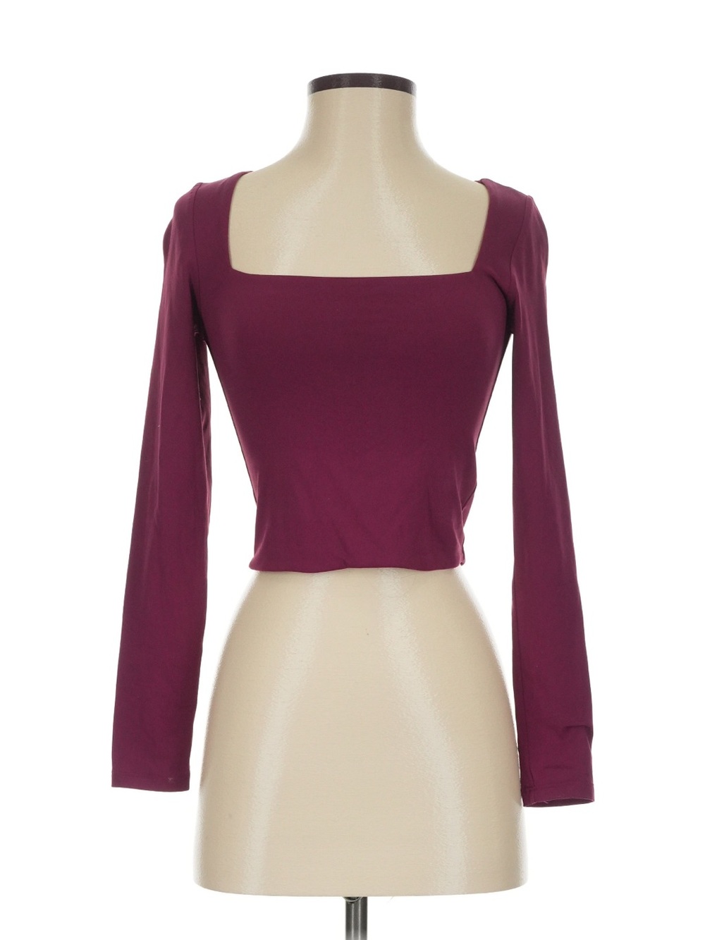 Babaton Contour Squareneck Longsleeve in Dewberry Purple